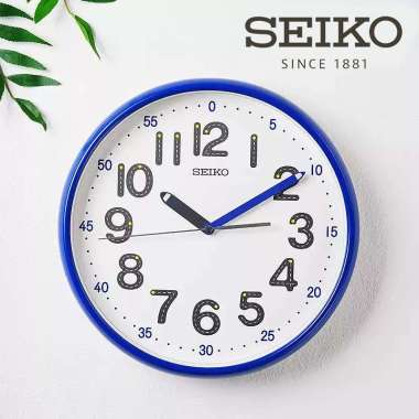 SEIKO QXA-793 Quite Sweep Jarum Sweep Silent Original 30 cm Jam Dinding Blue
