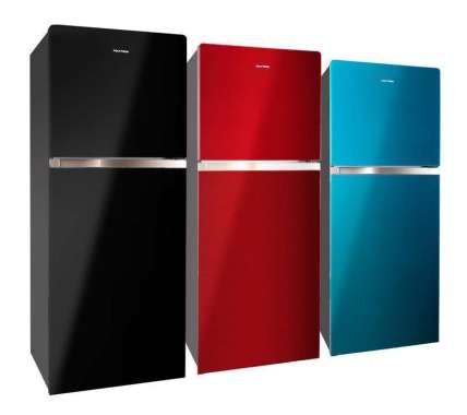 POLYTRON KULKAS 2 PINTU PRW 25MN / PRW25MN - PRW 25MNR PRW 25MNX -240L - PRW-25MNR Merah Hitam