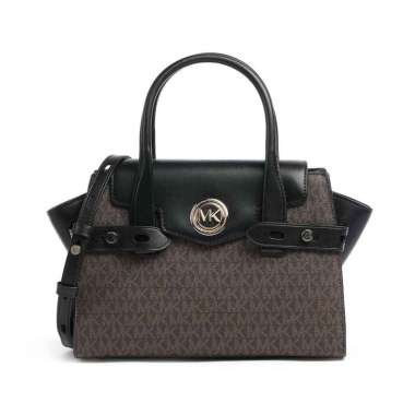 Michael Kors Carmen Small Tote Bag Black Acorn