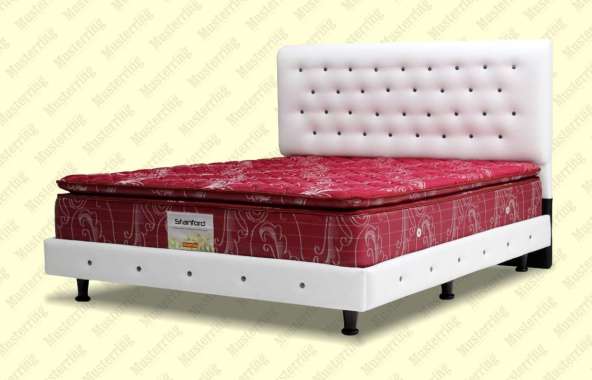 Spring Bed Musterring Stanford Single Pillow Top Madrid Style 120 x 200 Merah