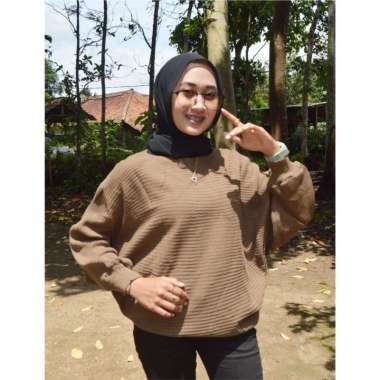 Lasperal Batwing / Atasan Wanita Kekinian / Pakaian New Arrival BRONZE