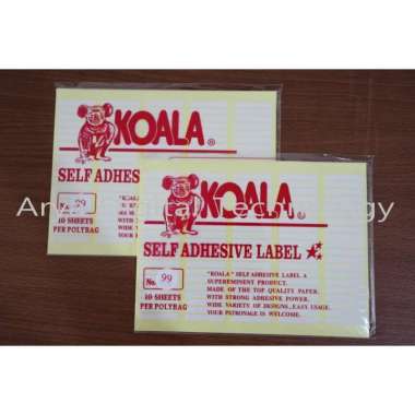 Kertas Sticker Label Koala No 99 Kertas Stiker Tempel Murah Bagus