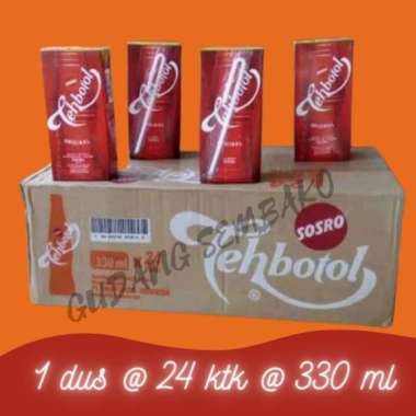 SOSRO TEH BOTOL KOTAK [330 mL/ 24 Pcs]