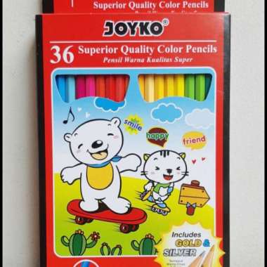 Pinsil Warna Colour Pencil Joyko 36 Warna Multicolor