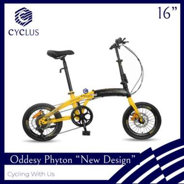 INSTAN - Sepeda Lipat Odessy Phyton 7 Speed 16 inch Dewasa Anak