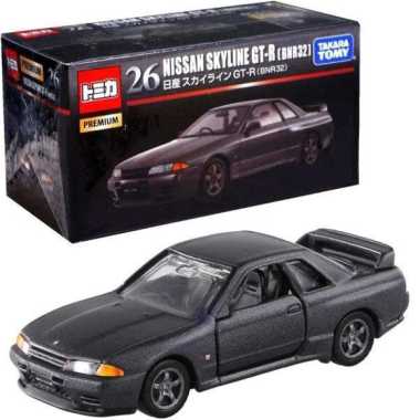 Tomica Premium Diecast Mobil Nissan GTR BNR32 Skala 1:62
