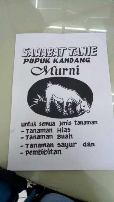 pupuk kandang kambing murni
