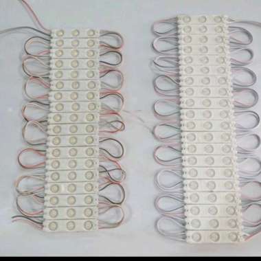 lampu led module 3 mata 1.2 watt DC 12V/led modul 3 mata DC 12 V 1.2 watt tersedia cahaya putih dan 