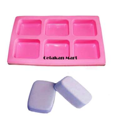 CMart Cetakan Silikon Sabun Box 6 cavity II
