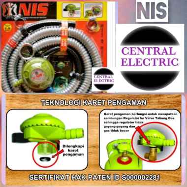 Selang regulator gas/selang gas/regulator gas merk nis