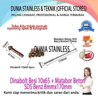 Dinabolt 10x65(3727) + Matabor Beton SDS Benz 8mmx170mm