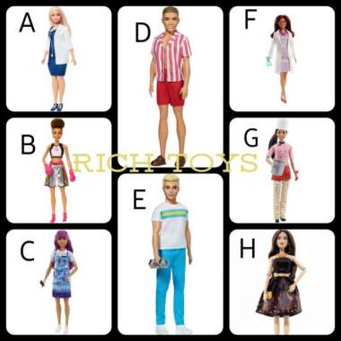 barbie profesi boneka anak 1pcs