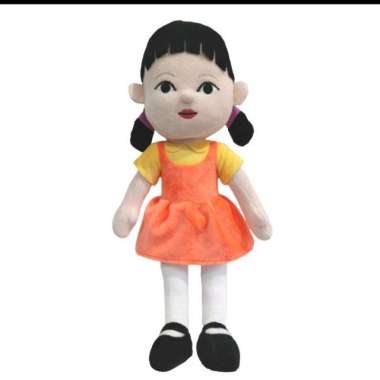 boneka squid game doll girl | squid game killer doll