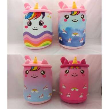 boneka boba unicorn jumbo size galon SNI - mainan boneka boba unicorn