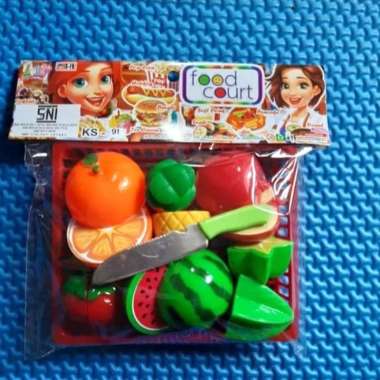 Mainan anak buah buahan potong JP302