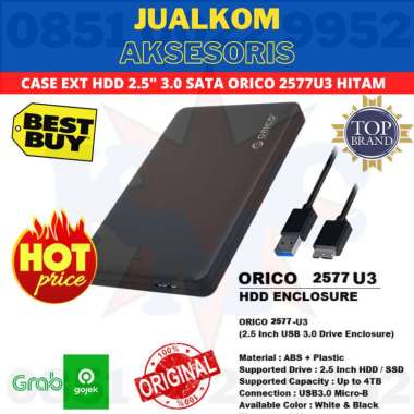 ORICO CASING EXTERNAL HARDDISK 2.5 Inch USB 3.0 CASING EXTERNAL HDD - ORICO ENCLOSURE