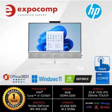 HP PC ALL IN ONE 24-ca1000d CORE i7-12700T