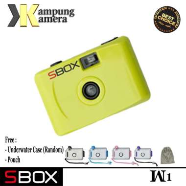 SBOX W1 Kamera Analog FREE Underwater Case dan Pouch (bukan kodak fujifilm disposable simpleace m35 