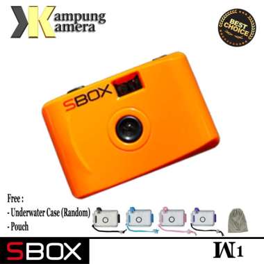 SBOX W1 Kamera Analog FREE Underwater Case dan Pouch (bukan kodak fujifilm disposable simpleace m35 