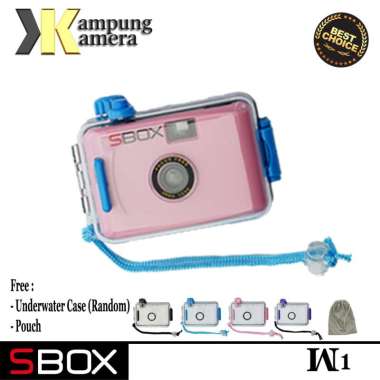 SBOX W1 Kamera Analog FREE Underwater Case dan Pouch (bukan kodak fujifilm disposable simpleace m35 