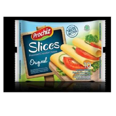 prochiz cheddar slice 170 gr isi 10