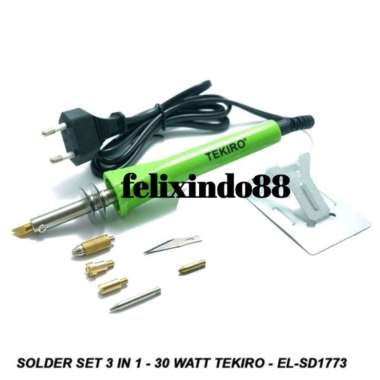 SOLDER LISTRIK TEKIRO 3 IN 1 SOLDER SET 3IN1 ORIGINAL