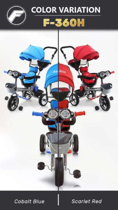 Sepeda Anak Roda Tiga Family Ez Chair F360H F360H Pink