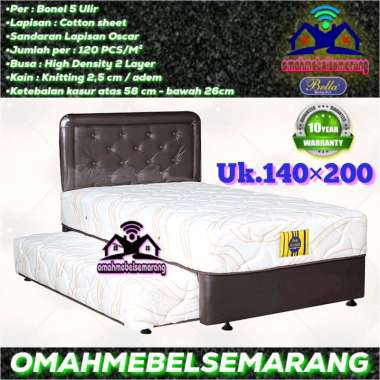 Springbed 2in1 BELLA PLATINUM Kasur Bed Sorong Minimalis 140 x 200