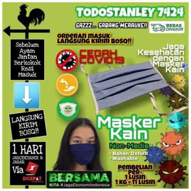 MASKER KAIN MASKER KAIN HIJAB TALI LUSINAN