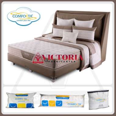 Comforta Solid Spine Fullset Full Set 180 x 200 180x200 Kasur Spring Bed Springbed Termurah Pa