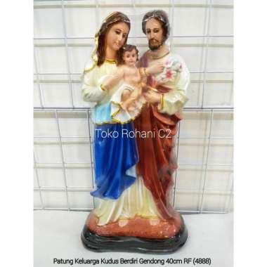 Patung Keluarga Kudus Berdiri 40cm Gendong RF (4888) - Patung Keluarga