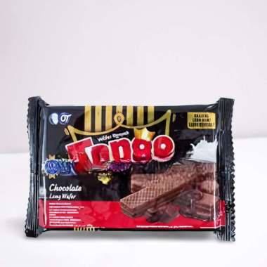 Snack Wafer coklat, vanila dan Strawberry Tango ecer 2000 cemilan enak dan murah Rasa Coklat
