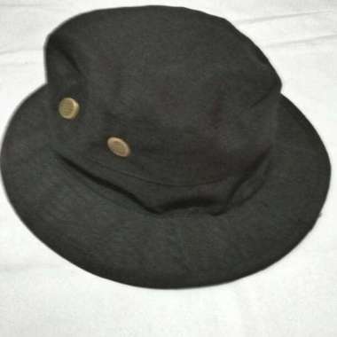 topi rimba hijau army/hitam ripstop, jungle hat green army,black