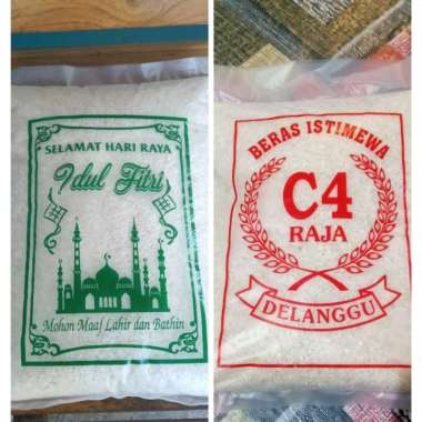 Plastik Beras kemasan 5 kg isi 50 pcs/pack Polos