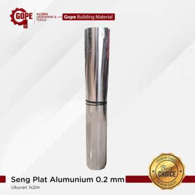 SENG PLAT ALUMUNIUM 0.2 mm (1 x 2 meter)