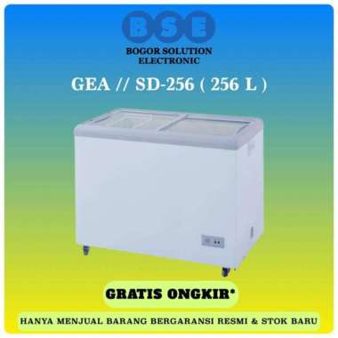 Freezer Sliding Kaca Flat GEA SD256 256 Liter Freezer Sliding Kaca GEA