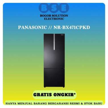KULKAS 2 PINTU BOTTOM FREEZER 465L NR-BX471CP PANASONIC | NRBX471CP