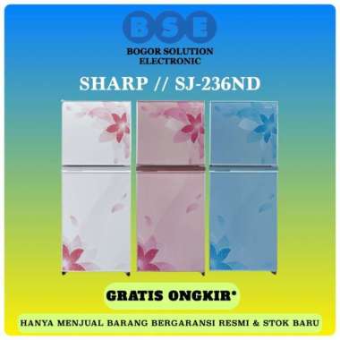 KULKAS SHARP 2 PINTU | SJ-236ND | Kulkas Sharp SJ236ND | SJ 236ND