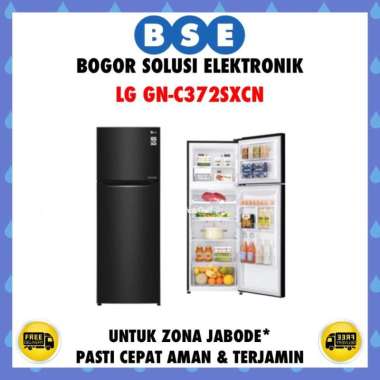 LG GNC372SXCN | GN-C372SXCN | KULKAS LG 2 PINTU | KULKAS WARNA HITAM