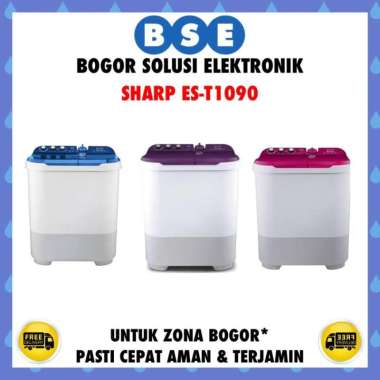 SHARP MESIN CUCI 2 TUB | EST1090 | ES-T1090 | SHARP MESIN CUCI 10 KG
