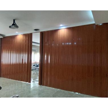 Onna Folding Door Pembatas Ruangan COKLAT