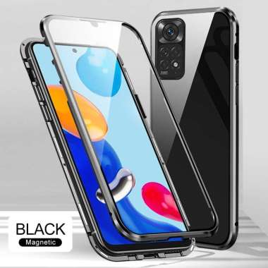 Xiaomi Redmi Note 11 Pro Note 11Pro ( 5G ) Double Side Glass Magnetic Case Cover Depan & Belakang Ca