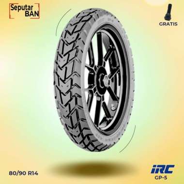 PROMO Ban Motor Matic // IRC GP5 80/90-14 Tubeless