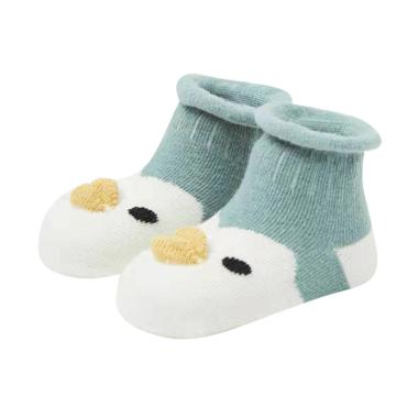 Abby Baby Coby Animal Socks Kaos Kaki Bayi S GREEN