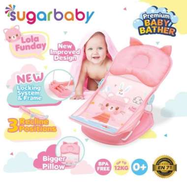 Sugar Baby Baby Bather Roxie Rabbit - Tempat Mandi Bayi - Kursi Mandi sugar friend