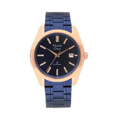 Jam Tangan Pria Formal Original Alexandre Christie Classic Steel 8660MDBURBU Garansi Resmi