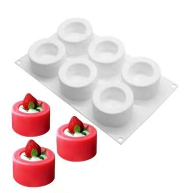 Cetakan Silikon Puding Cake Coklat Es Kue Silicone Jelly Mini Muffin