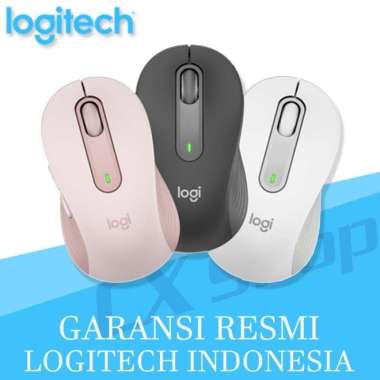 Logitech Signature M650 Mouse Wireless Bluetooth Silent Putih