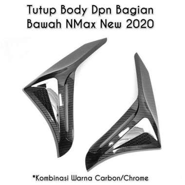 Cover Tutup Body Depan Bagian Bawah Carbon Nemo All New Nmax 2020