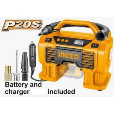 Mini Compressor Angin Baterai Cordless 20 Volt INGCO Tipe CACLI2002